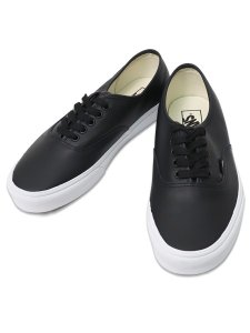 画像5: VANS AUTHENTIC LEATHER BLACK/TRUE WHITE (5)