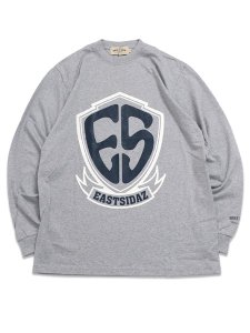 画像1: 【送料無料】WEST WEAR ES LOGO L/S TEE GRAY/NAVY/WHITE (1)