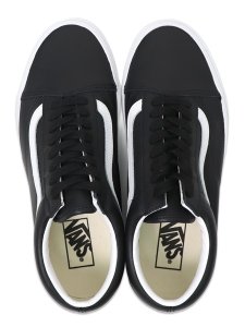 画像6: VANS OLD SKOOL LEATHER BLACK/TRUE WHITE (6)