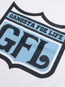 画像3: 【送料無料】WEST WEAR GFL LOGO L/S TEE WHITE/NAVY/SKY BLUE (3)