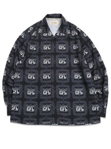 画像1: 【送料無料】WEST WEAR GFL LOGO L/S SHIRTS BLACK/GRAY (1)