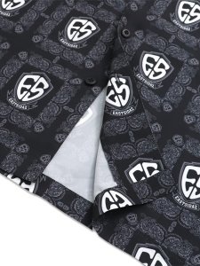 画像4: 【送料無料】WEST WEAR ES LOGO L/S SHIRTS BLACK/GRAY (4)