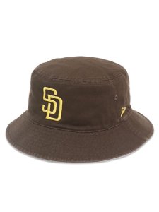 画像2: NEW ERA BUCKET01 REVERSIBLE PADRES ASH BROWN/WALNUT (2)