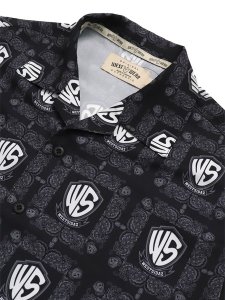 画像3: 【送料無料】WEST WEAR WS LOGO L/S SHIRTS BLACK/GRAY (3)
