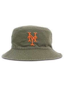 画像3: NEW ERA BUCKET01 REVERSIBLE METS BURNT WOOD/NEW OLIVE (3)