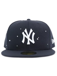画像2: NEW ERA 59FIFTY NIGHT OUT RHINESTONE YANKEES NAVY (2)