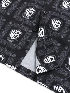 画像4: 【送料無料】WEST WEAR WS LOGO L/S SHIRTS BLACK/GRAY (4)