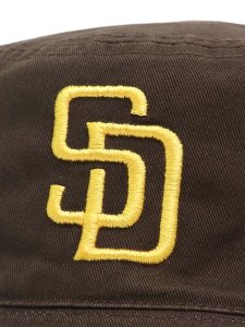 画像6: NEW ERA BUCKET01 REVERSIBLE PADRES ASH BROWN/WALNUT (6)