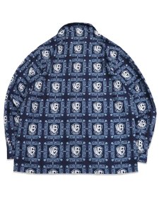 画像2: 【送料無料】WEST WEAR WS LOGO L/S SHIRTS NAVY/SKY BLUE (2)