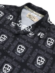 画像3: 【送料無料】WEST WEAR ES LOGO L/S SHIRTS BLACK/GRAY (3)