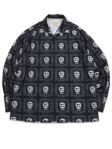 画像1: 【送料無料】WEST WEAR ES LOGO L/S SHIRTS BLACK/GRAY (1)