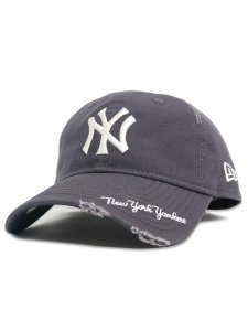 画像1: NEW ERA 9TWENTY VISOR LOGO YANKEES GRAPHITE (1)