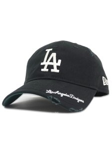 画像1: NEW ERA 9TWENTY VISOR LOGO DODGERS BLACK (1)