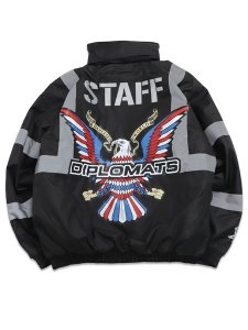 画像1: 【送料無料】JOMO GLOBAL THE DIPLOMATS HIGH-VISIBILITY JACKET BLACK (1)