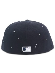 画像4: NEW ERA 59FIFTY NIGHT OUT RHINESTONE YANKEES NAVY (4)