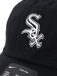 画像5: NIKE CLUB UNSTRUCTURED ORGANIC COTTON CAP WHITE SOX BLACK (5)