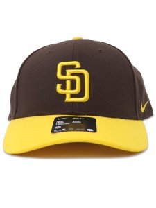 画像2: NIKE DRI-FIT CLUB STRUCTURED CAP PADRES DARK CINDER/AMARILLO (2)