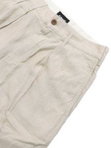 画像3: 【送料無料】SCHOTT LINEN TROUSERS BLACK (3)