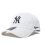 画像1: NIKE CLUB UNSTRUCTURED ORGANIC COTTON CAP YANKEES WHITE (1)