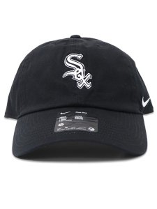 画像2: NIKE CLUB UNSTRUCTURED ORGANIC COTTON CAP WHITE SOX BLACK (2)