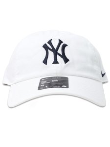 画像2: NIKE CLUB UNSTRUCTURED ORGANIC COTTON CAP YANKEES WHITE (2)