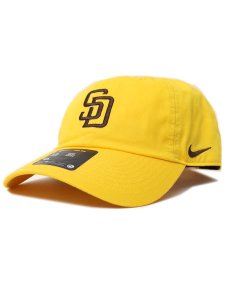 画像1: NIKE CLUB UNSTRUCTURED ORGANIC COTTON CAP PADRES AMARILLO (1)