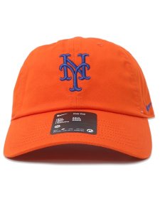 画像2: NIKE CLUB UNSTRUCTURED ORGANIC COTTON CAP METS TEAM ORANGE (2)