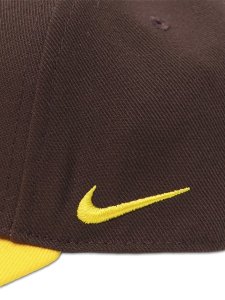 画像7: NIKE DRI-FIT CLUB STRUCTURED CAP PADRES DARK CINDER/AMARILLO (7)
