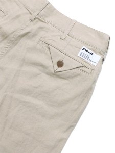 画像5: 【送料無料】SCHOTT LINEN TROUSERS BLACK (5)