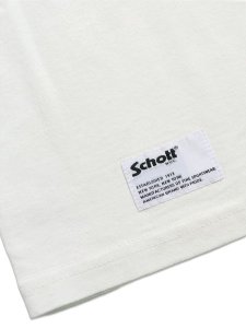 画像4: SCHOTT PIGMENT O/D SS HENLEY NECK TEE OFF WHITE (4)