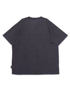 画像2: SCHOTT PIGMENT O/D SS HENLEY NECK TEE BLACK (2)