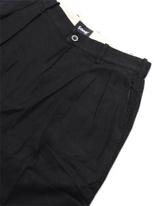 画像3: 【送料無料】SCHOTT LINEN SHORTS BLACK (3)
