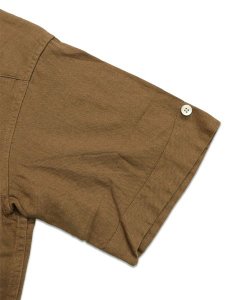 画像7: 【送料無料】SCHOTT LINEN GUAYABERA SHIRT KHAKI (7)