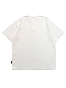 画像2: SCHOTT PIGMENT O/D SS HENLEY NECK TEE OFF WHITE (2)