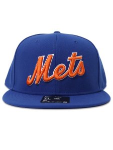 画像2: NIKE DRI-FIT TRUE STRUCTURED ROUND BILL FITTED CAP METS RUSH BLUE (2)