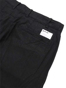 画像5: 【送料無料】SCHOTT LINEN SHORTS BLACK (5)