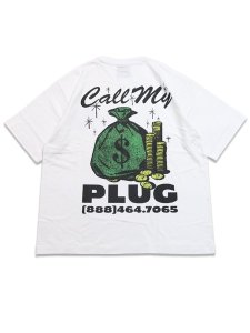 画像1: MARKET CALL MY PLUG TEE WHITE (1)
