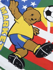 画像3: 【送料無料】MARKET SMILEY SHOOT YOUR SHOT BEAR TEE MULTI (3)