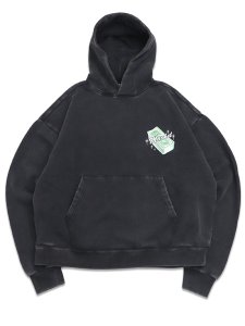 画像2: 【送料無料】MARKET CALL MY PLUG HOODIE WASHED BLACK (2)