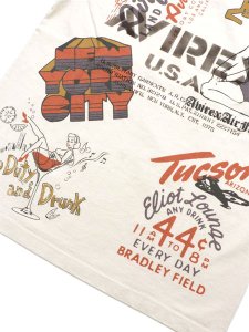 画像5: 【送料無料】AVIREX ARCHIVE PRINT TEE NATURAL (5)