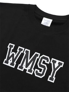 画像3: WHIMSY SOCKS COLLEGE TEE BLACK (3)