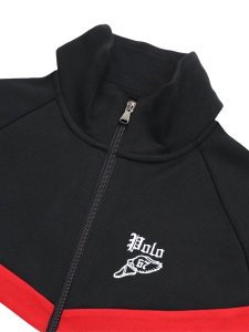 画像3: 【送料無料】POLO RALPH LAUREN WING FOOT DOUBLE-KNIT TRACK JACKET POLO BLACK (3)