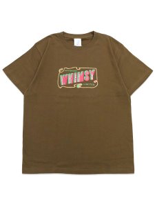 画像1: WHIMSY SOCKS BRAINS TEE BROWN (1)