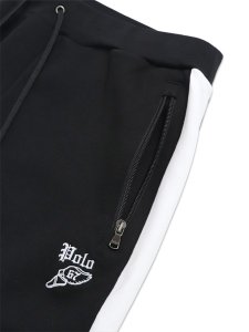 画像3: 【送料無料】POLO RALPH LAUREN WING FOOT DOUBLE-KNIT JOGGER PANT POLO BLACK (3)