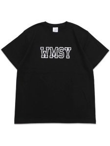 画像1: WHIMSY SOCKS COLLEGE TEE BLACK (1)