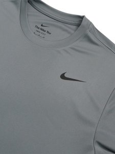 画像3: NIKE DF TEE STD L/S FLEX-SMOKE GREY/BLACK (3)