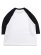 画像2: NIKE CLUB 3/4 RAGLAN TOP-BLACK/WHITE (2)