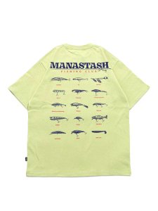 画像1: MANASTASH HEMP TEE LURE LIME (1)
