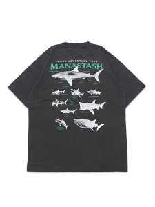 画像1: MANASTASH PUMICE TEE SHARK BLACK (1)