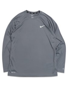 画像1: NIKE SOLID L/S HYDRO GUARD COOL GREY (1)